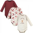 thumbnail image 1 of Hudson Baby Cotton Long-Sleeve Bodysuits, 3-Pack, Newborn- 24 Months, 1 of 2