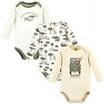 thumbnail image 1 of Hudson Baby Cotton Long-Sleeve Bodysuits, 3- Pack, Newborn- 24 Months, 1 of 5