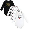 thumbnail image 1 of Hudson Baby Cotton Long-Sleeve Bodysuits, 3-Pack, Newborn- 24 Months, 1 of 5