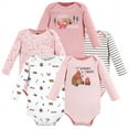 thumbnail image 1 of Hudson Baby Cotton Long-Sleeve Bodysuits, 5-Pack, Newborn- 24 Months, 1 of 7