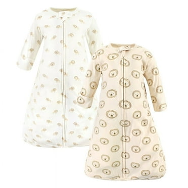 Hudson Baby Cotton Long-Sleeve Wearable Sleeping Bag, Sack, Blanket, Brave Lion Long Sleeve, 18-24 Months