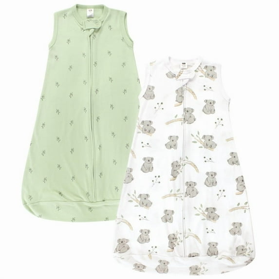 Hudson Baby Cotton Long-Sleeve Wearable Sleeping Bag, Sack, Blanket, Cuddly Koala Sleeveless, 3-9 Months