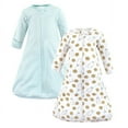 thumbnail image 1 of Hudson Baby Cotton Long-Sleeve Wearable Sleeping Bag, Sack, Blanket, Mint Milk Cookies Long Sleeve, 0-3 Months, 1 of 4
