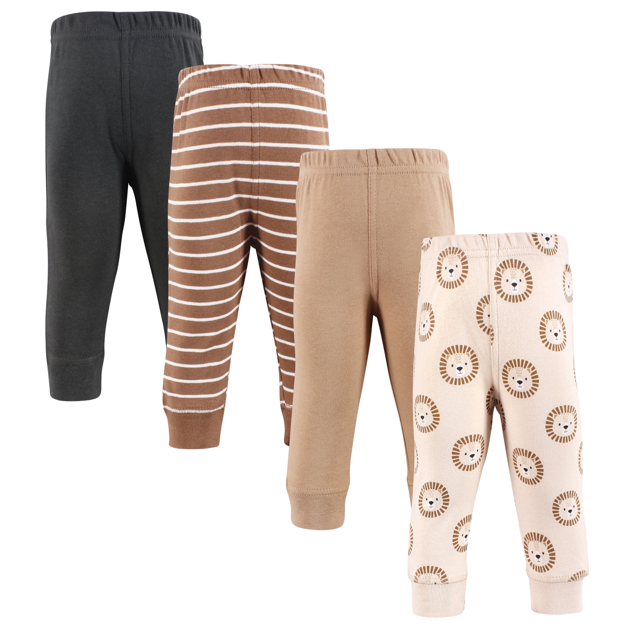 Hudson Baby Cotton Pants and Leggings, Brave Lion, 6-9 Months