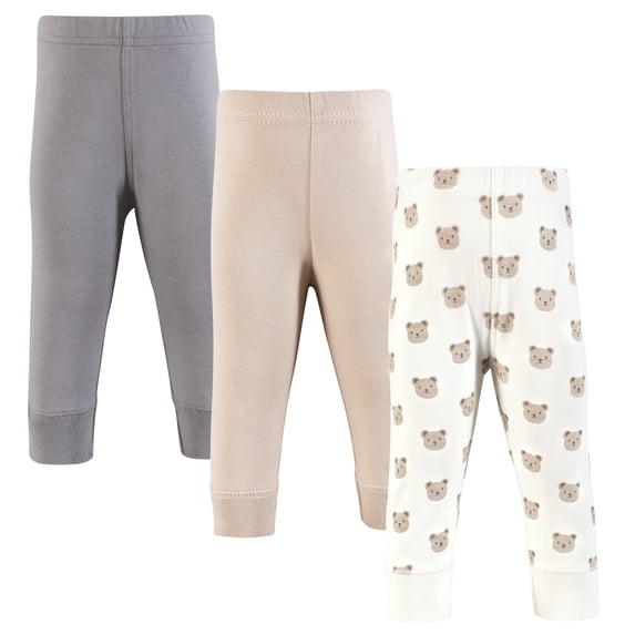 Hudson Baby Cotton Pants and Leggings, Cozy Cutie, 0-3 Months