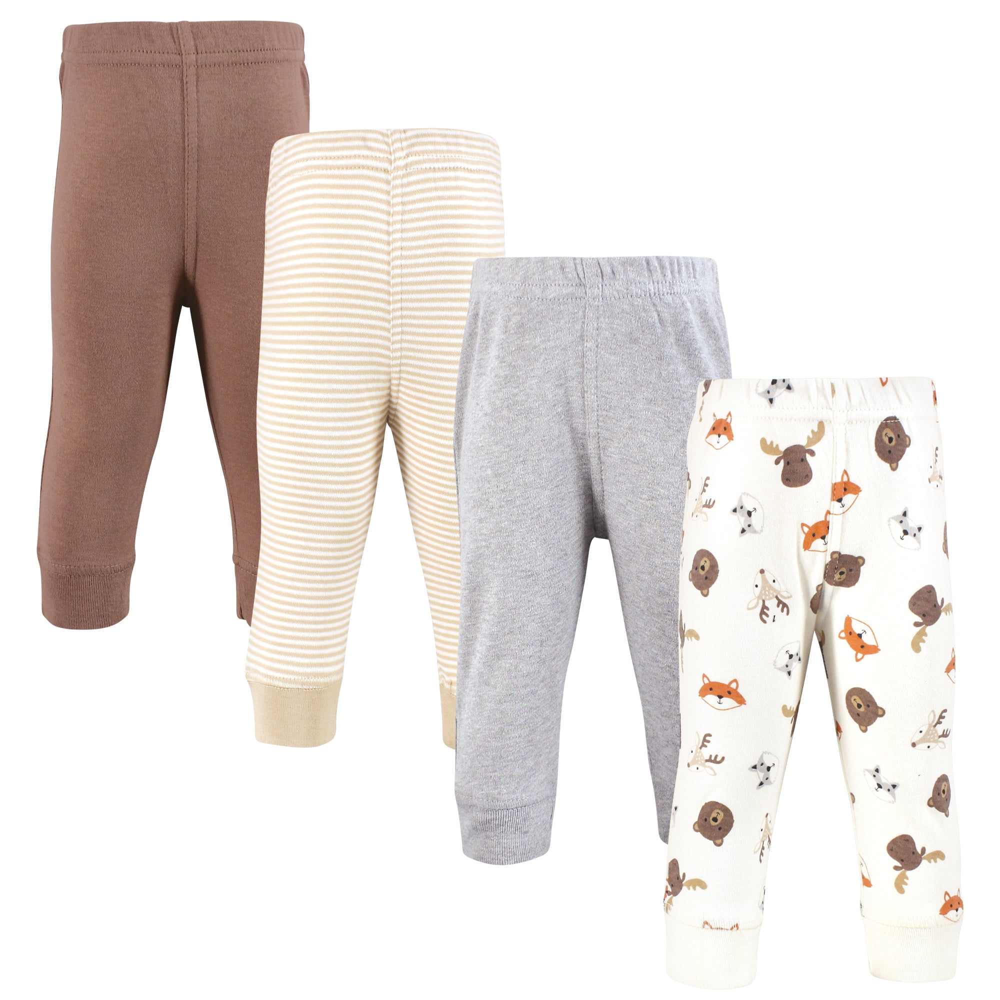 Hudson Baby Cotton Pants and Leggings, Cute Woodland, 18-24 Months