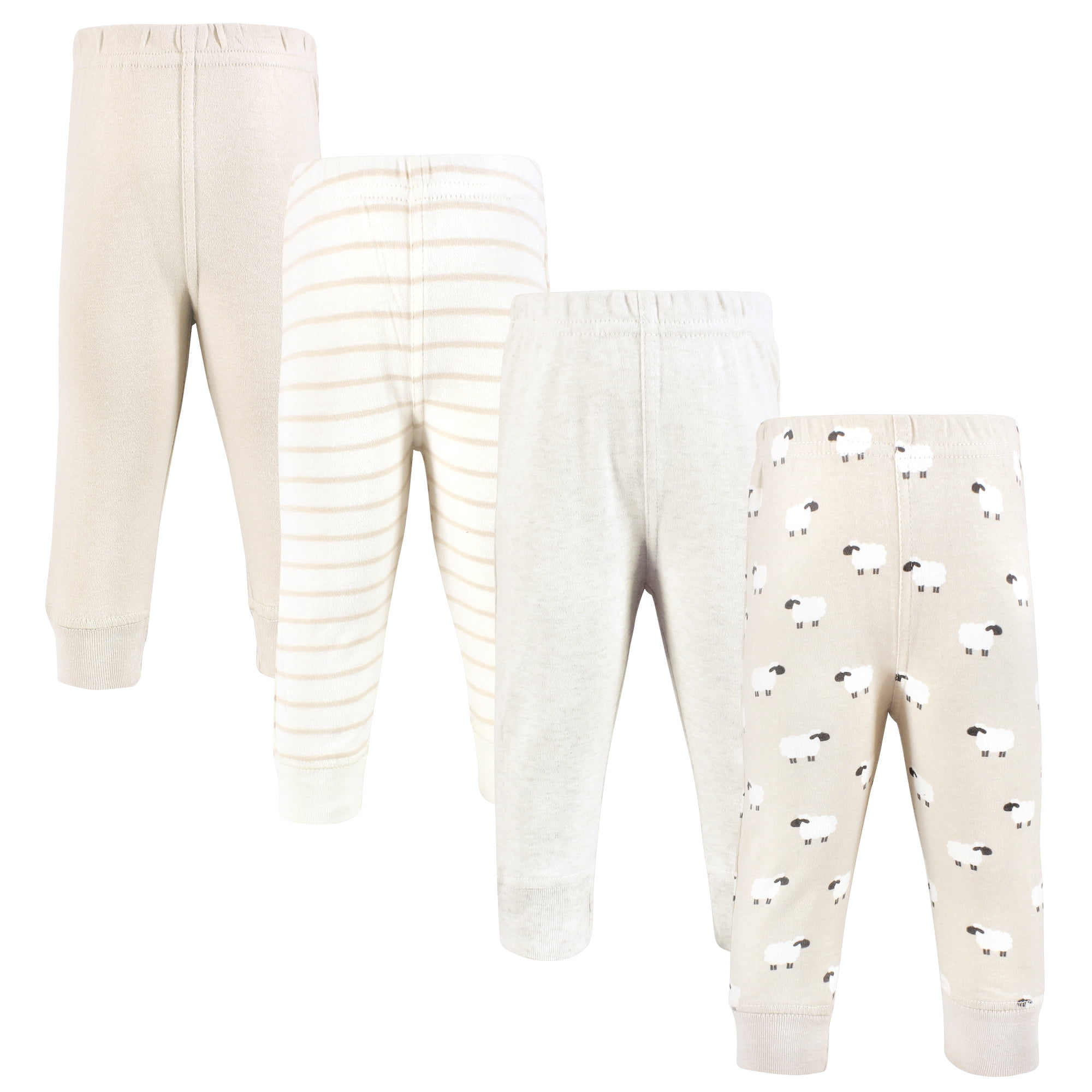 Hudson Baby Cotton Pants and Leggings, Taupe Sheep, 18-24 Months
