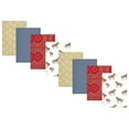 thumbnail image 1 of Hudson Baby Cotton Poly Flannel Burp Cloths Multipack, Cowboy 8-Pack, One Size, 1 of 6