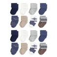 thumbnail image 1 of Hudson Baby Cotton Rich Baby Terry Socks 16-Pack, Bear, 6-12 Months, 1 of 2