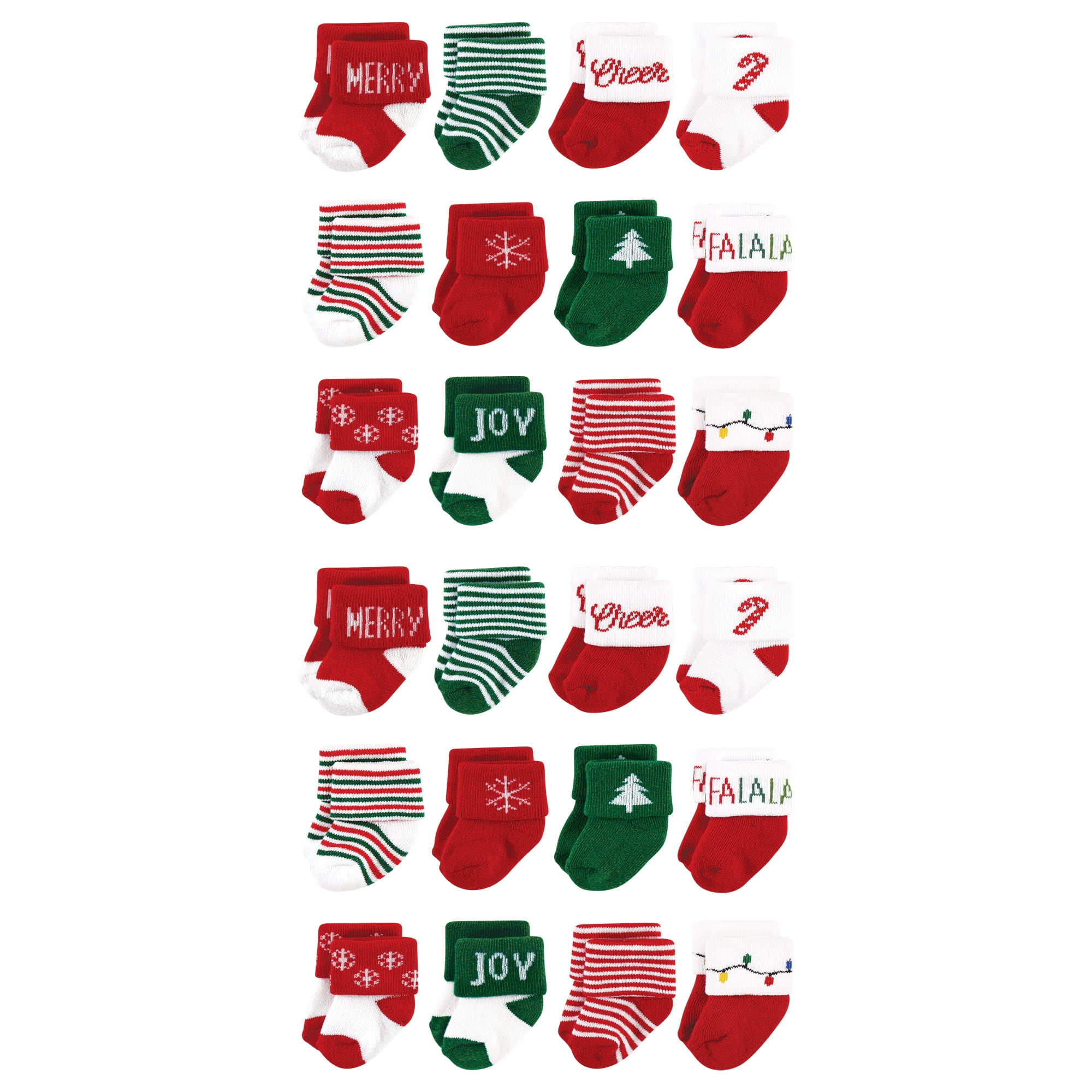 最も優遇 24-Pack, Socks Terry Baby Rich Cotton Baby Hudson 12 Of Days ベビー