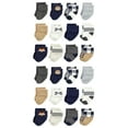 thumbnail image 1 of Hudson Baby Cotton Rich Baby Terry Socks 24-Pack, Blue Forest, 0-6 Months, 1 of 3