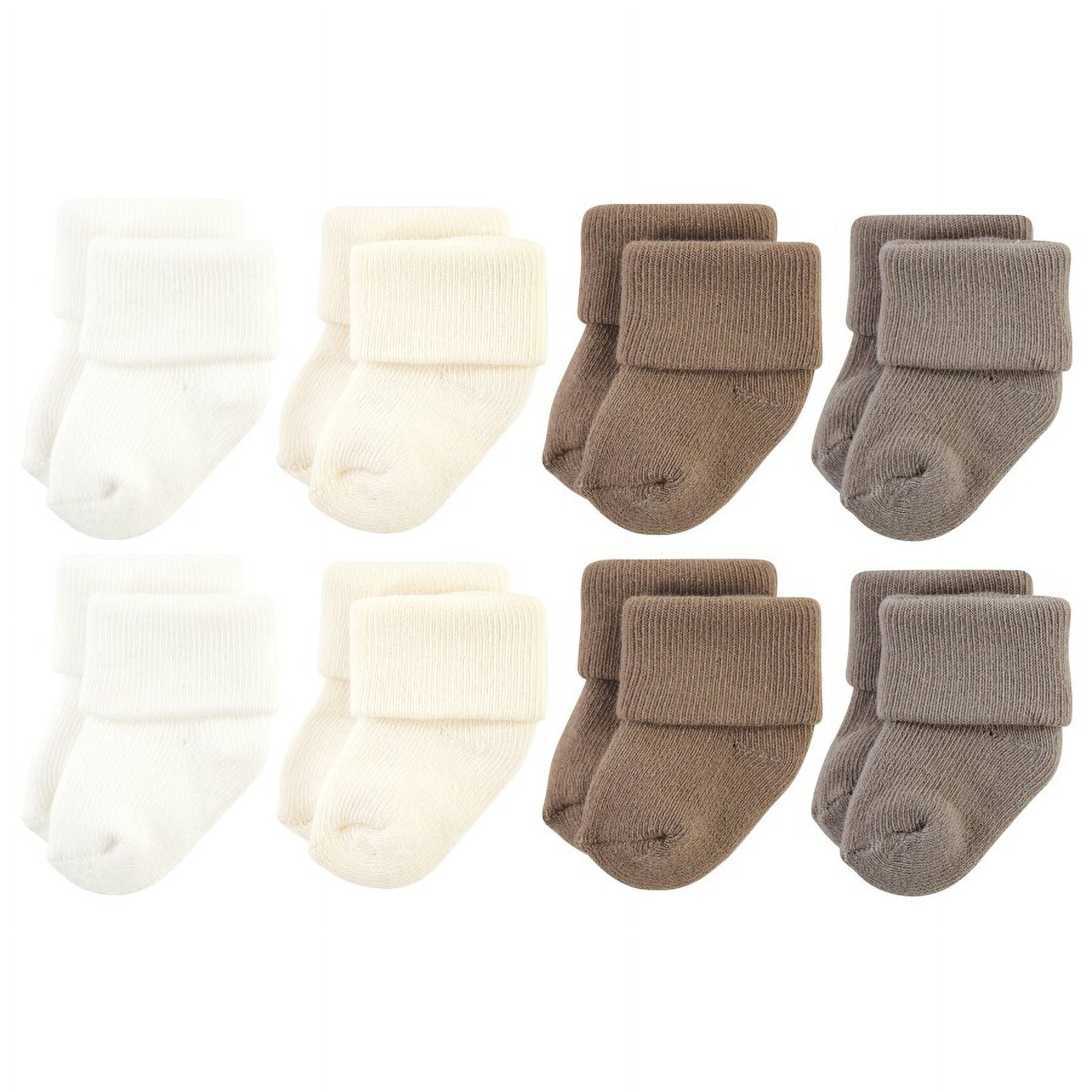 Hudson Baby Unisex Baby Grow with Me Cotton Terry Socks