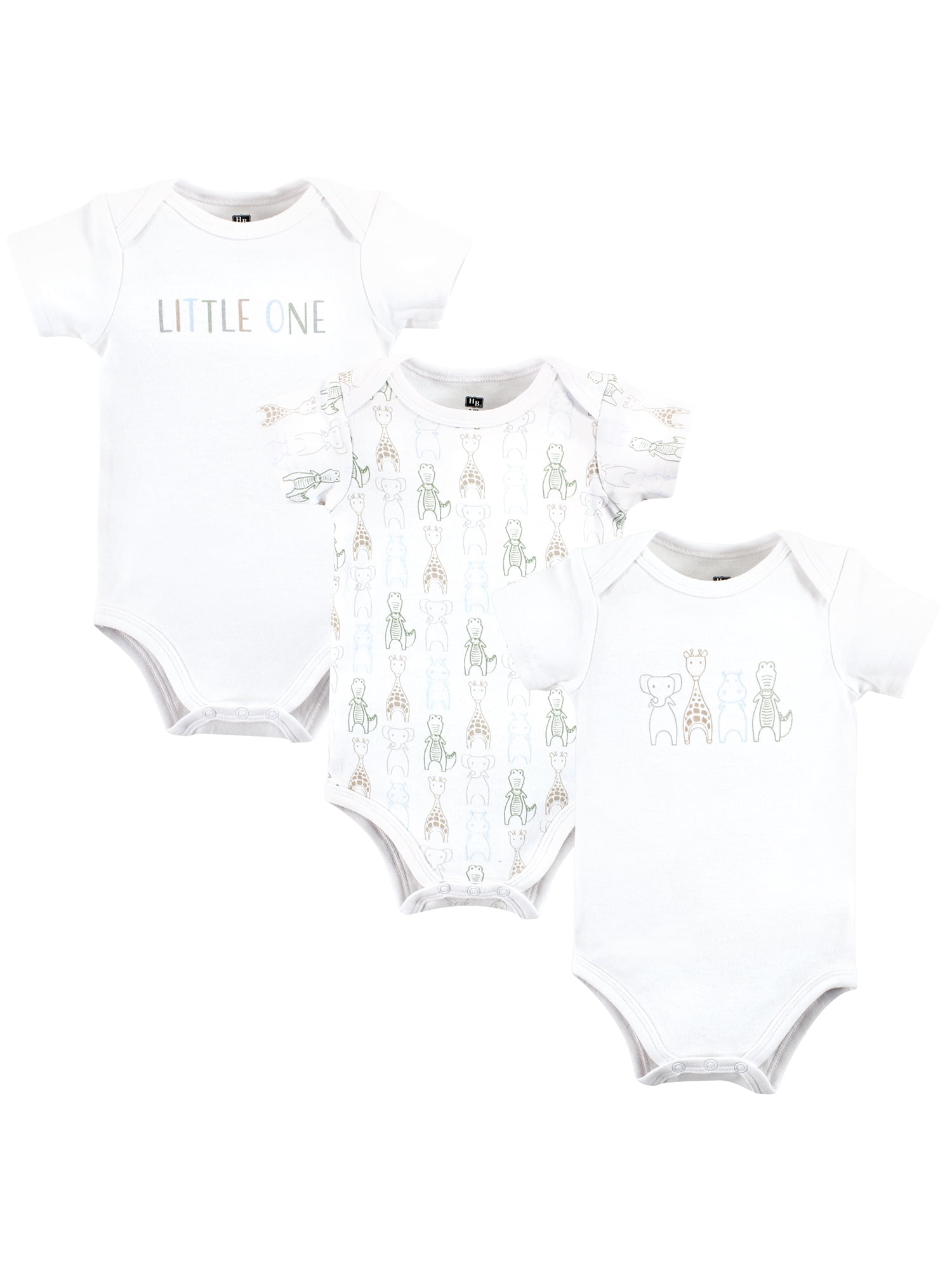 Hudson Baby Baby Unisex Everyday Long-Sleeve Cotton All-in-Ones - Macy's