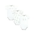 thumbnail image 1 of Hudson Baby Cotton Short Sleeve Bodysuits, 3-Pack, Sizes Newborn-24 Months, 1 of 5