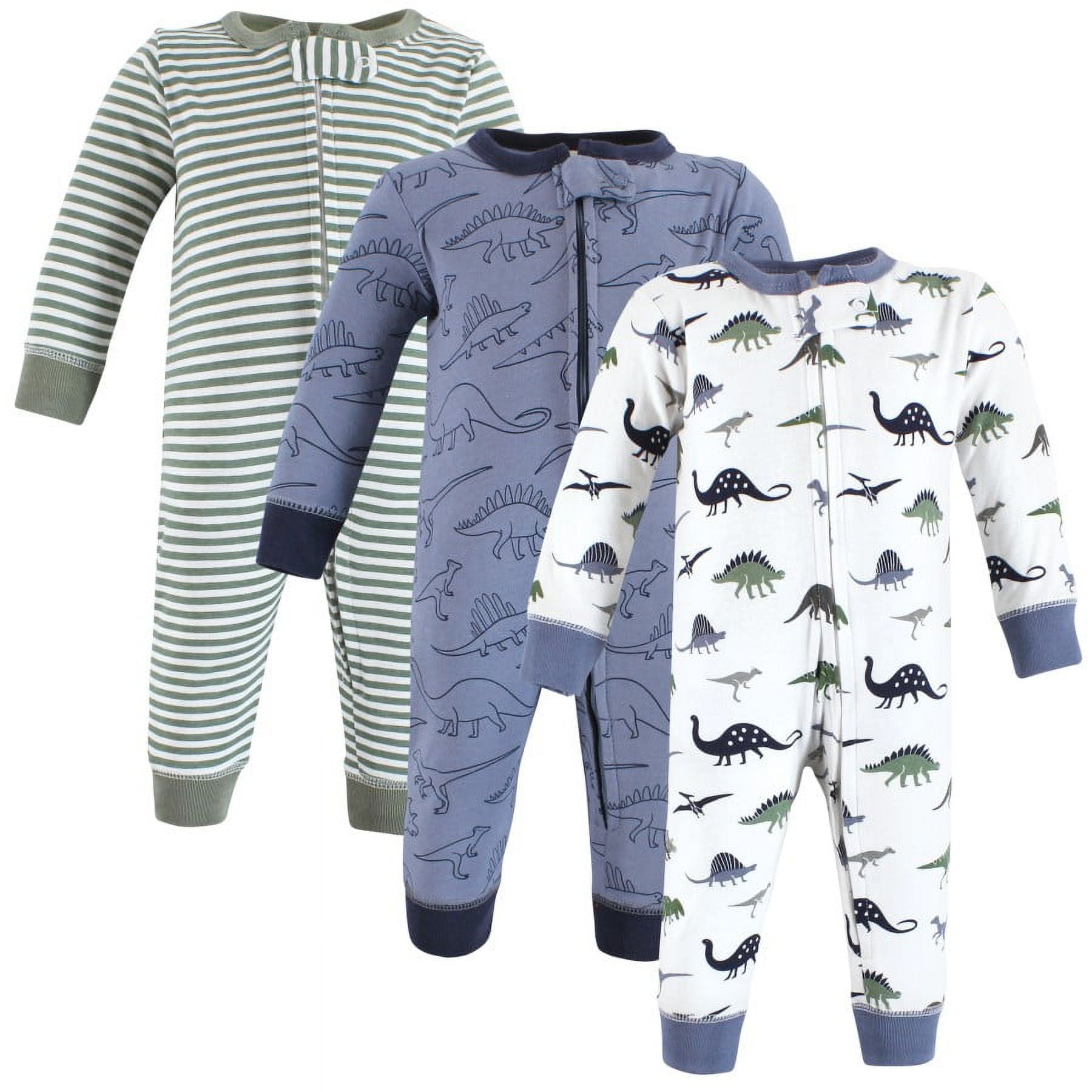 Hudson Baby Tuta Pijamella In Fleece Unisex - Rosa Scuro, Manica Lunga, Chiusura Con Cerniera - 9-12 Mesi - 5