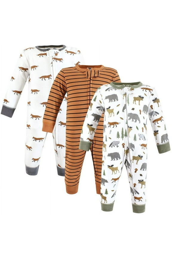Cotton Sleep and Play, Woodland Animals, 0-3 Months