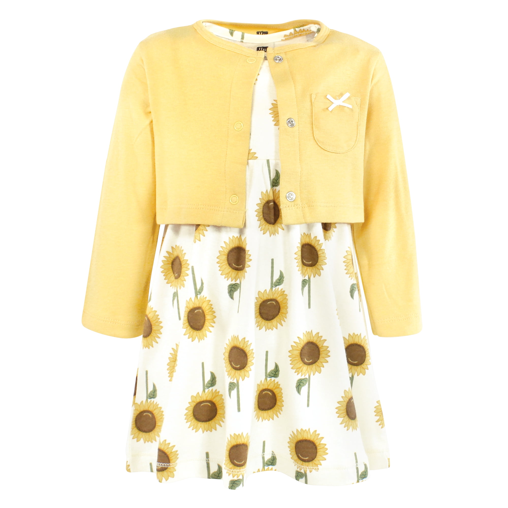 Hudson Baby Dress and Cardigan, Sizes 18 Months- 5T