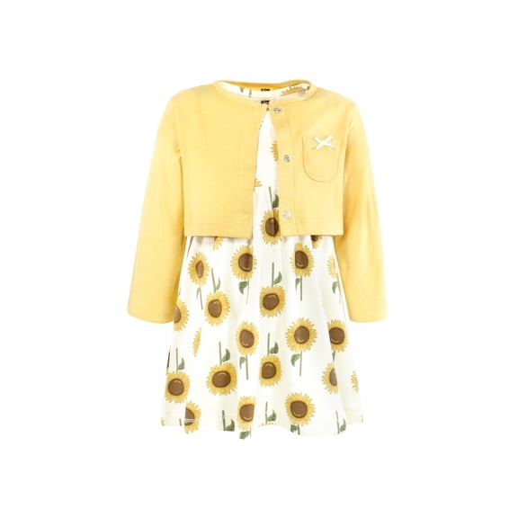 Hudson Baby Dress and Cardigan, Sizes 18 Months- 5T