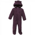 thumbnail image 1 of Hudson Baby Faux Shearling Bunting 1pk, Purple, 9-12 Months, 1 of 2