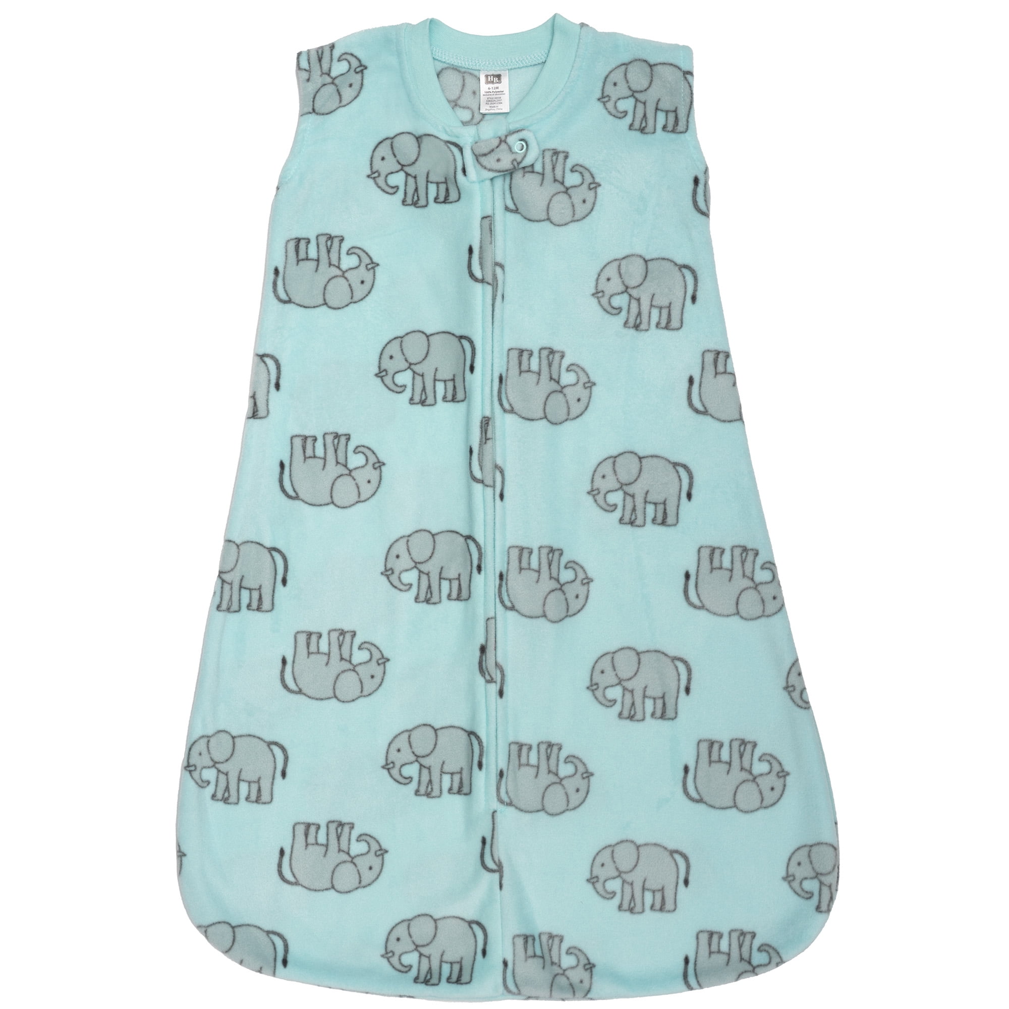 Hudson Baby Fleece Sleeping Bag, Sack, Blanket, Cute Elephant, 6-12 Months