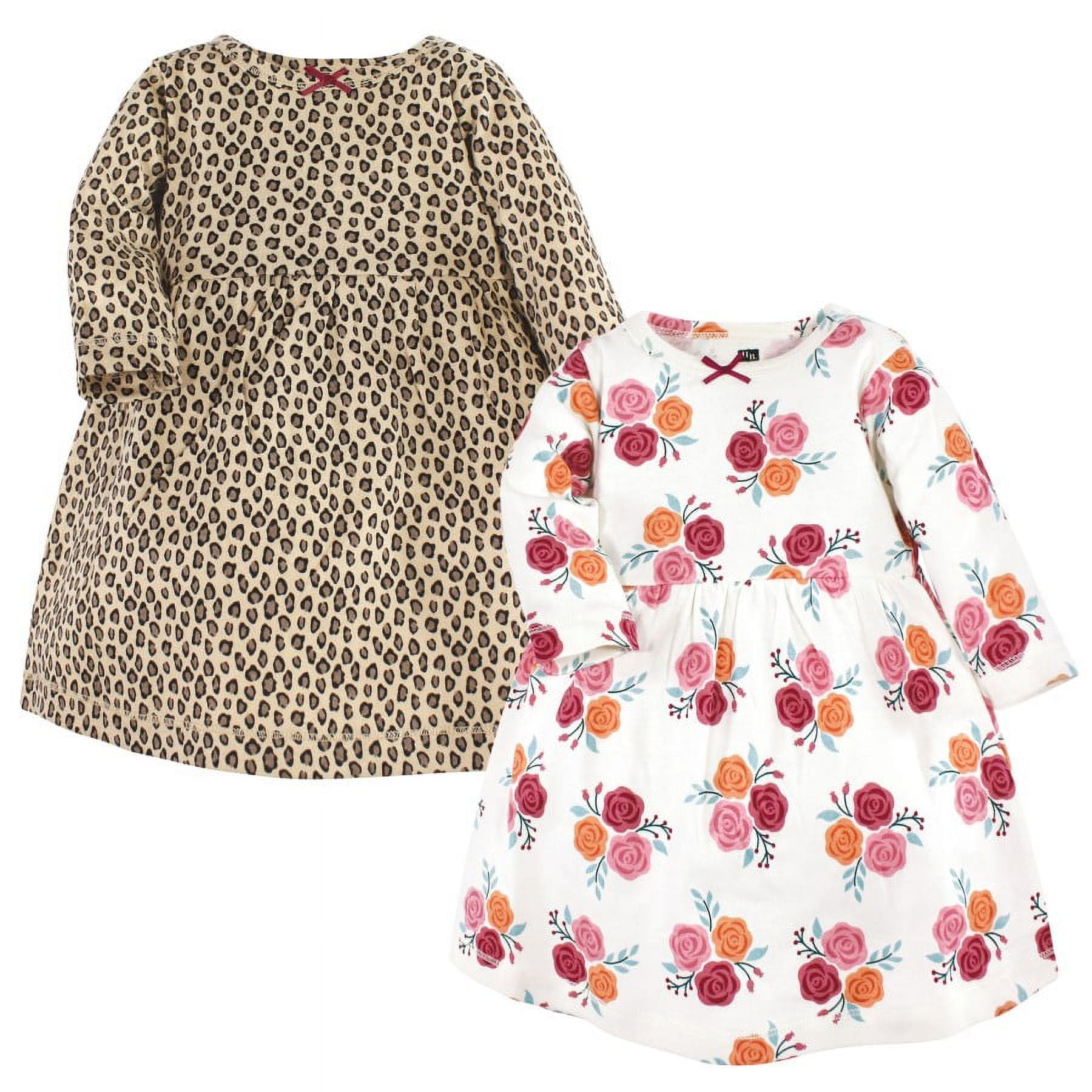 cotton baby dresses Princess Beach Flower baby dress with Doll Collar and Bag