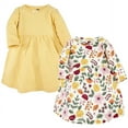 thumbnail image 1 of Hudson Baby Girl Cotton Dresses, Fall Botanical, 5 Toddler, 1 of 4