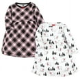 thumbnail image 1 of Hudson Baby Girl Cotton Dresses, Winter Bear, 6-9 Months, 1 of 4