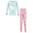 thumbnail image 1 of Hudson Baby Girl Cotton Pajama Set, Unicorn, 6-12 Months, 1 of 4