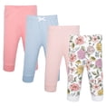thumbnail image 1 of Hudson Baby Girl Cotton Pants and Leggings, Vintage Blossom, 3-6 Months, 1 of 6