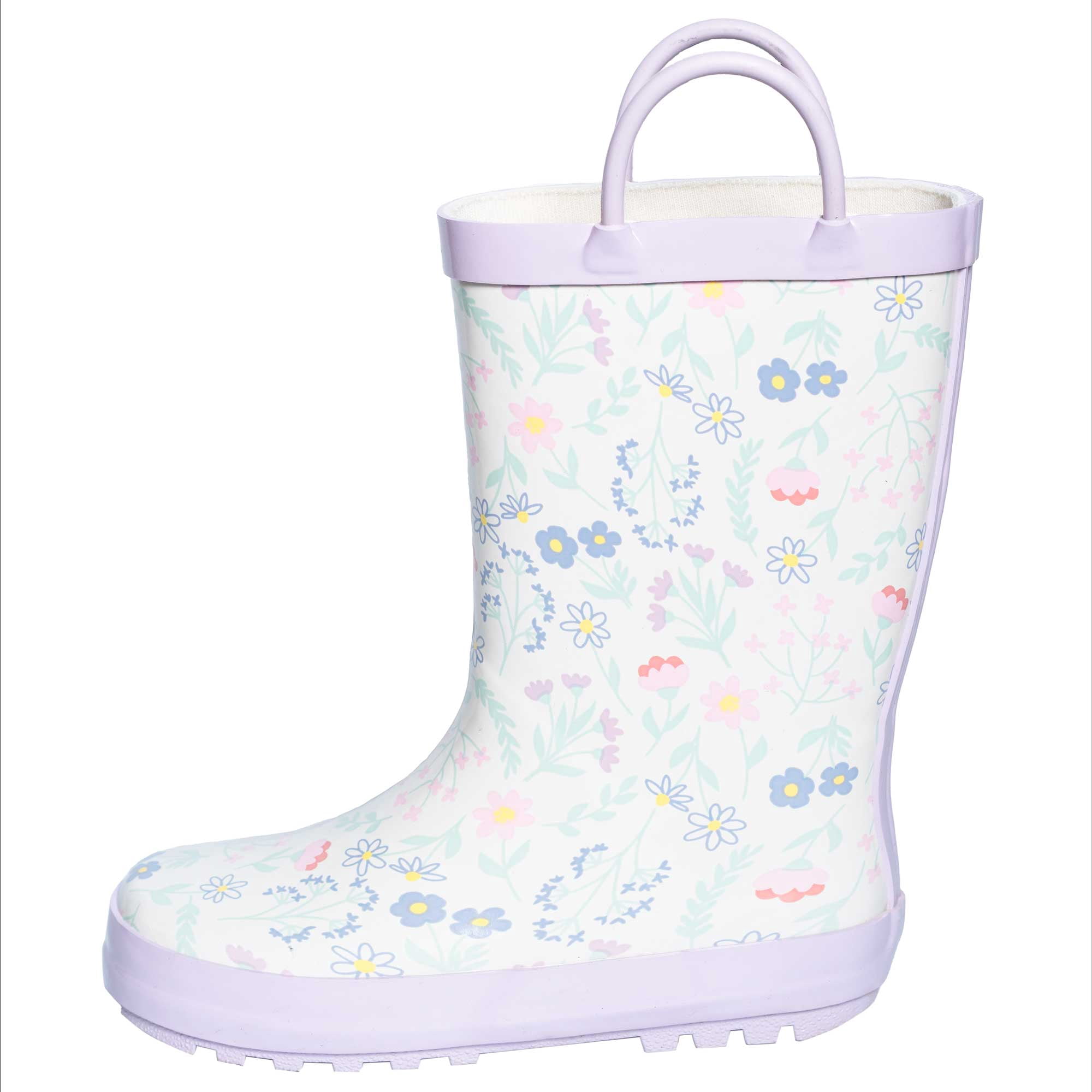 Hudson Baby Girl Rain Boots, Fairy Garden, 11 Toddler