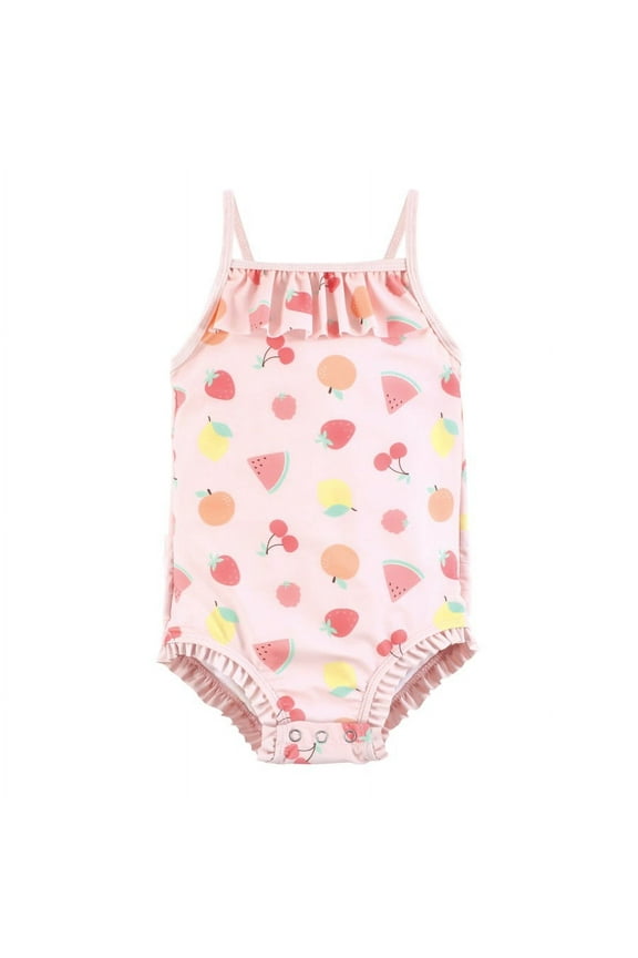Girls Baby Swimsuit, Fruit Salad, 6-9 Months