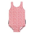 thumbnail image 1 of Hudson Baby Girls Baby Swimsuit, Tiny White Flower, 18-24 Months, 1 of 2