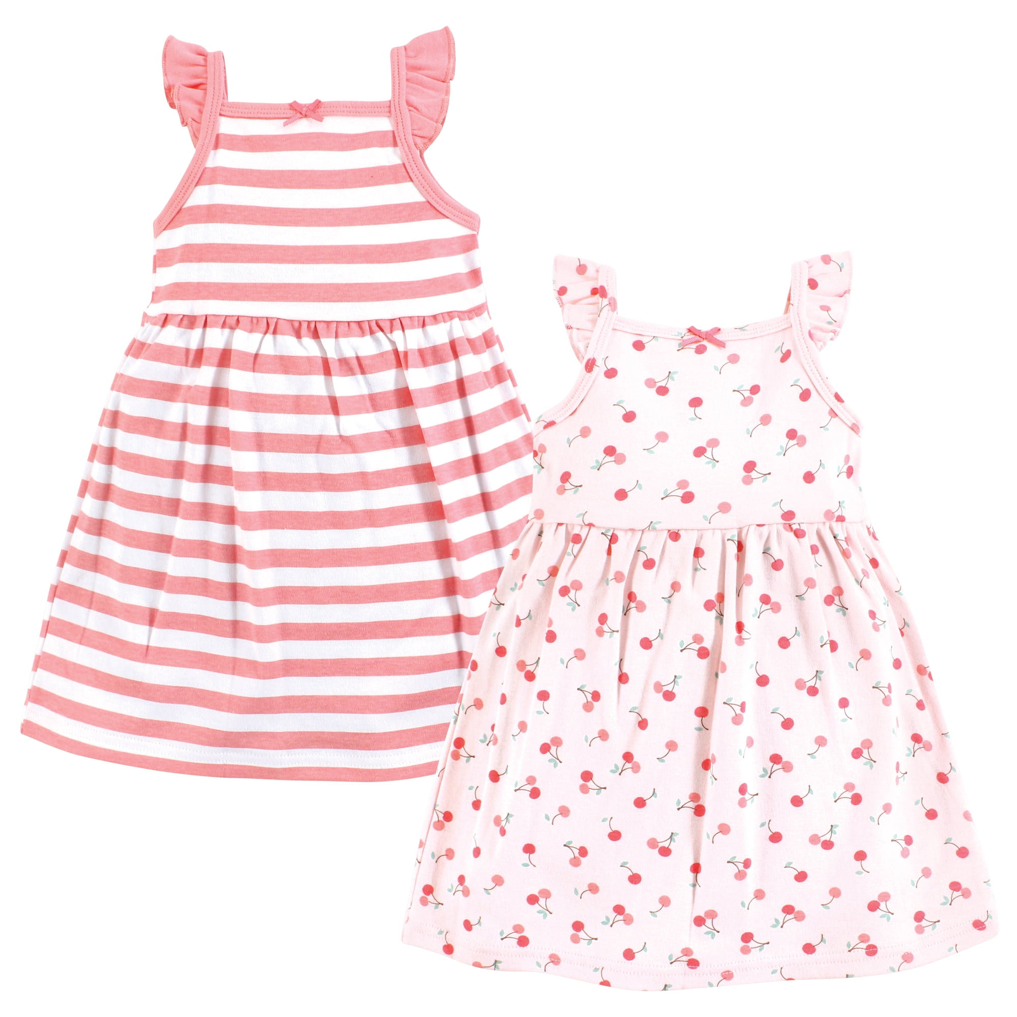 Hudson Baby Girls Cotton Dresses, Cherry Sweet, 3T - Walmart.com