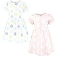 thumbnail image 1 of Hudson Baby Girls Cotton Dresses, Easter Bunny Pink, 12-18 Months, 1 of 2