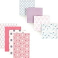 thumbnail image 1 of Hudson Baby Girls' Flannel Receiving Blanket, 8-Pack, Choose Your Color, 1 of 1