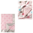 Hudson Baby Girls' Plush Blanket, 2Pack, Choose Your Color
