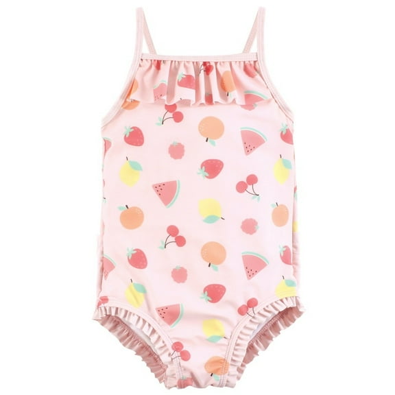 Hudson Baby Girls Toddler Swimsuit, Fruit Salad, 3T