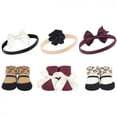 thumbnail image 1 of Hudson Baby Headband and Socks Giftset, 6-Piece, 0-9 Months, 1 of 2