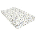 thumbnail image 1 of Hudson Baby Infant Boy Changing Pad Cover, Construction Work, One Size, 1 of 2
