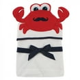 thumbnail image 1 of Hudson Baby Infant Boy Cotton Animal Face Hooded Towel, Mr Crab, One Size, 1 of 5