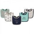 thumbnail image 1 of Hudson Baby Infant Boy Cotton Bibs 5pk, Rocket, One Size, 1 of 2