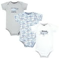 thumbnail image 1 of Hudson Baby Infant Boy Cotton Bodysuits, Born To Fly, Newborn, 1 of 3