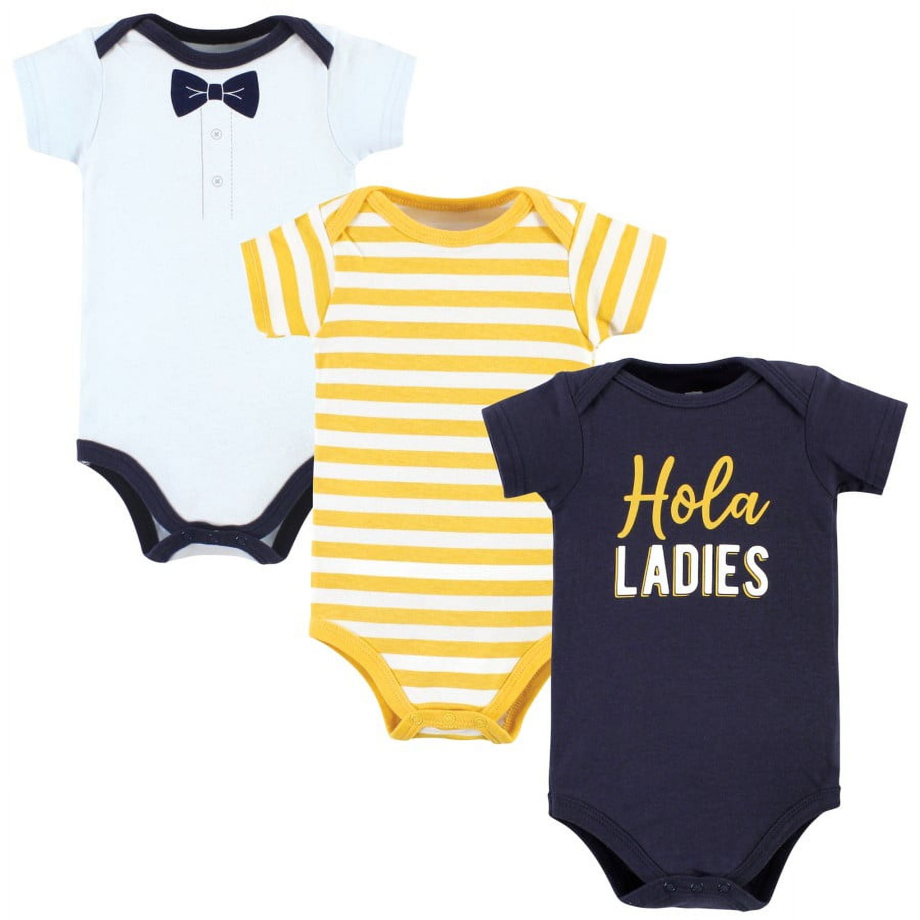 Hudson Baby Infant Boy Cotton Bodysuits 3pk, Burgundy Ladies I Have  Arrived, 6-9 Months : Target