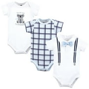 Hudson Baby Infant Boy Cotton Bodysuits, Koalafied Polo, 9-12 Months