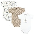 thumbnail image 1 of Hudson Baby Infant Boy Cotton Bodysuits, Safari Friends, 9-12 Months, 1 of 3