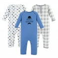 thumbnail image 1 of Hudson Baby Infant Boy Cotton Coveralls 3pk, Perfect Gentleman, 18-24 Months, 1 of 2