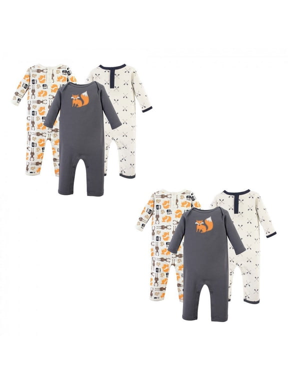 Infant Boy Cotton Coveralls, Forest 6-Piece, 18-24 Months