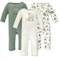 thumbnail image 1 of Hudson Baby Infant Boy Cotton Coveralls, Forest Animals, 12-18 Months, 1 of 5