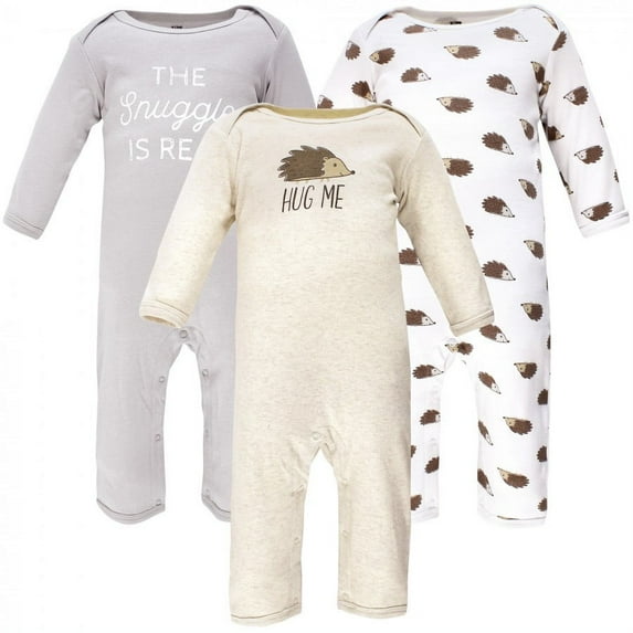 Hudson Baby Infant Boy Cotton Coveralls, Hedgehog, 18-24 Months