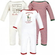 Hudson Baby Infant Boy Cotton Coveralls, Rudolph Reindeer, 12-18 Months